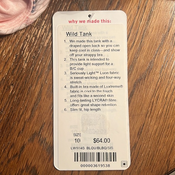 Lululemon Wild Tank - Picture 5 of 5